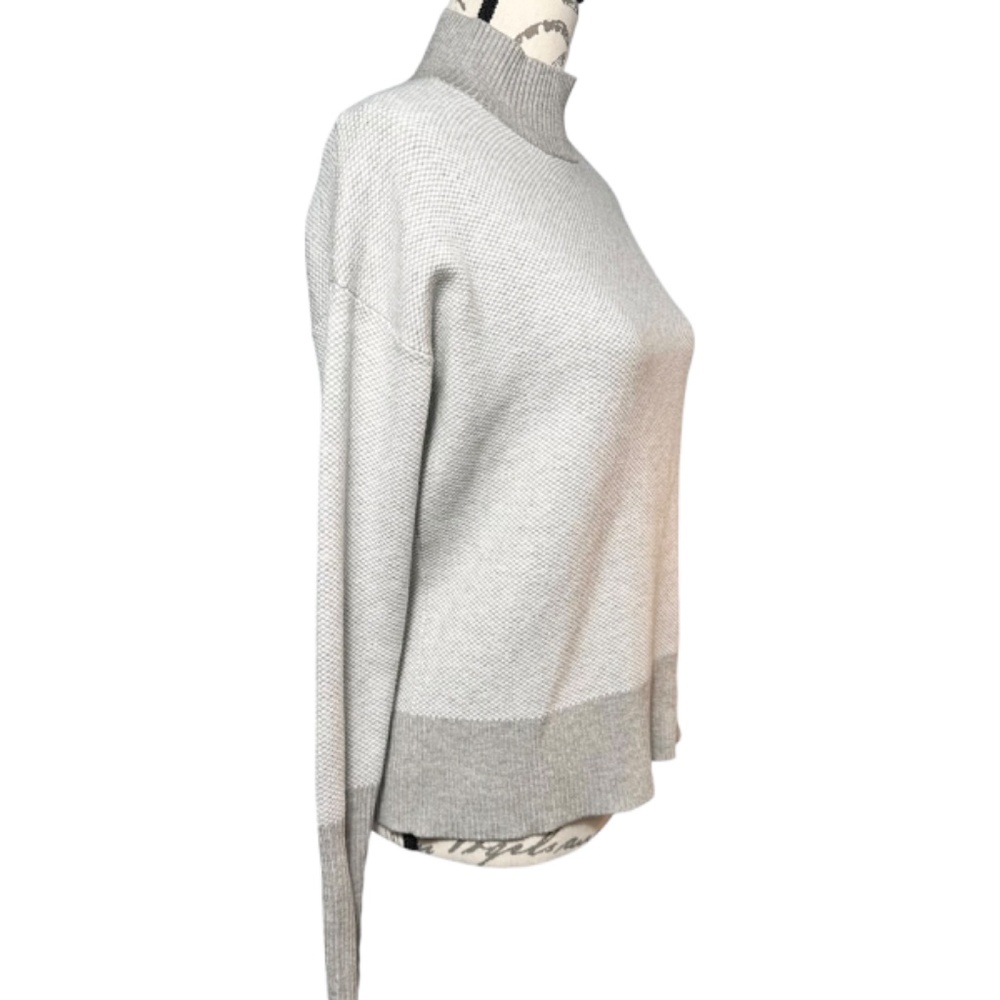 Rachel Zoe Mock Neck Grey Sweater, Soft Knit, Size XS NWT - Picture 2 of 5